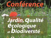 Conférence Jardin, qualité écologique et biodiversité